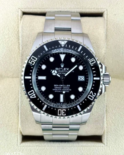2023 Rolex Deepsea 44mm 136660 Stainless Steel Black Dial