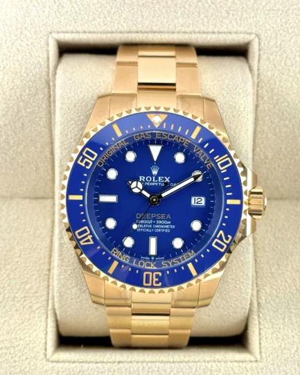 NEW 2025 Rolex Deepsea 44mm 136668LB Yellow Gold Blue Dial (STICKERED) Regular
