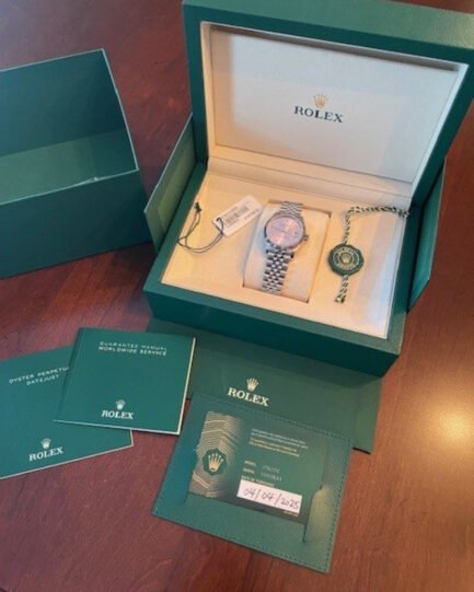 Rolex Datejust-2025 31mm Gold/SS Pink Dial